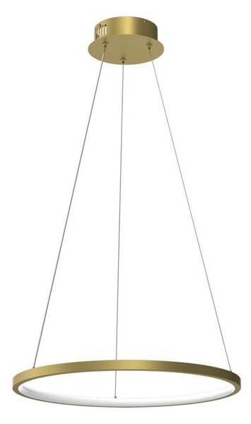 Lampadario LED a cavo ROTONDA LED/27W/230V oro