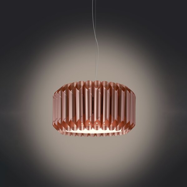 Sospensione Moderna Louise Polilux ® Rame E Metallo Cromo 1 Luce E27