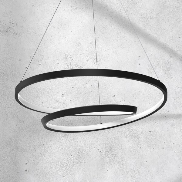Lampadario LED a sospensione con filo LUCERO LED/48W/230V nero