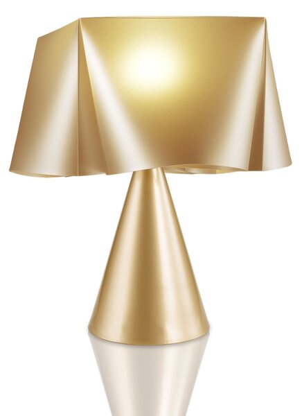 Lampada Da Scrivania Moderna Wanda Polilux ® New Gold 1 Luce E14