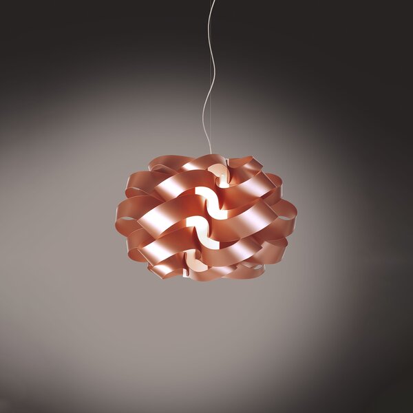 Sospensione Moderna Cloud Polilux ® Rame E Metallo Cromo 1 Luce E27