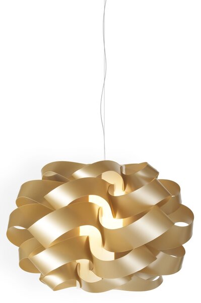 Sospensione Moderna Cloud Polilux ® New Gold E Metallo Cromo 1 Luce E27 D.50Cm
