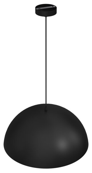 Lampadario su corda BETA 1xE27/60W/230V d. 45 cm nero