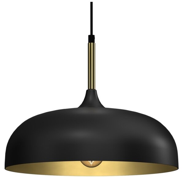 Brilagi - Lampadario a sospensione con filo ABRAHAM 1xE27/60W/230V diametro 35 cm nero