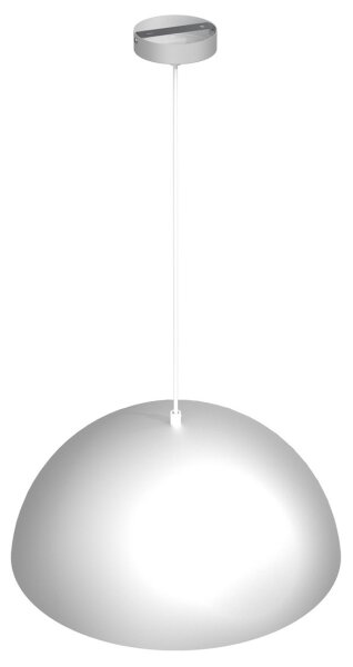 Lampadario su corda BETA 1xE27/60W/230V d. 45 cm bianco