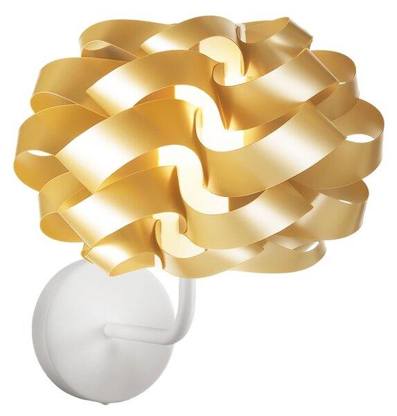 Applique Moderna Cloud Polilux ® New Gold E Metallo 1 Luce E14