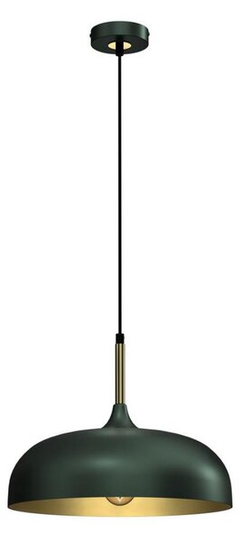 Brilagi - Lampadario a sospensione con filo ABRAHAM 1xE27/60W/230V diametro 35 cm verde