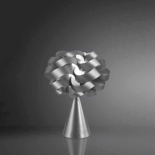Lampada Da Scrivania-Ufficio Moderna Cloud Polilux ® Argento 1 Luce E14