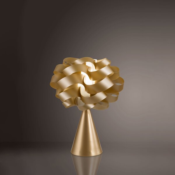 Lampada Da Scrivania-Ufficio Moderna Cloud Polilux ® New Gold 1 Luce E14