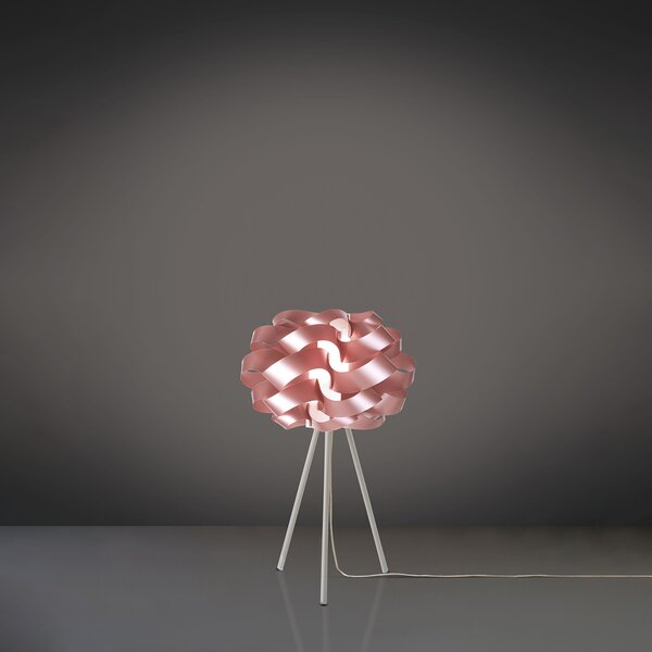 Lampada Da Scrivania Moderna Cloud Polilux ® Pink Metal E Metallo 1 Luce E27