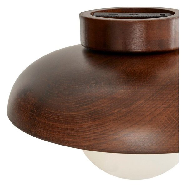 Plafoniera marrone con paralume in vetro ø 24 cm Elsa – Opviq lights
