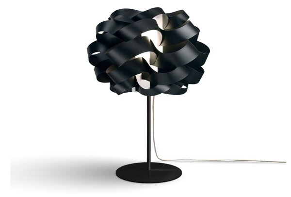 Lampada Da Scrivania-Ufficio Moderna Cloud Polilux ® Nero E Metallo 1 Luce E14