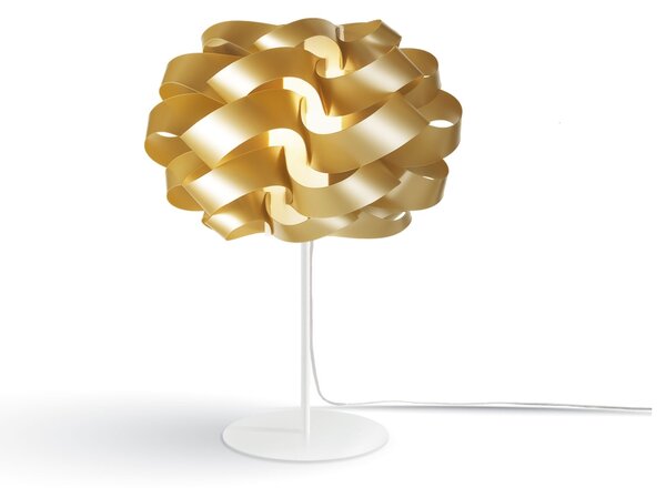 Lampada Da Scrivania Moderna Cloud Polilux ® New Gold E Metallo 1 Luce E14