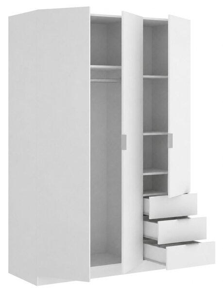 Guardaroba con appendiabiti bianco 121x184h cm - Astru