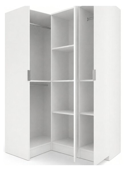 Guardaroba con ripiani regolabili bianco 133x184h cm - Australia