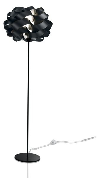 Piantana Moderna Cloud Polilux ® Nero E Metallo 1 Luce E27