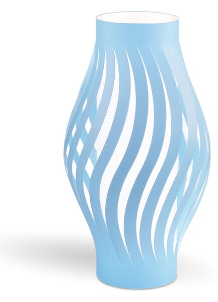 Lampada Da Scrivania Moderna Helios Polilux ® Blu Pastello 1 Luce E14