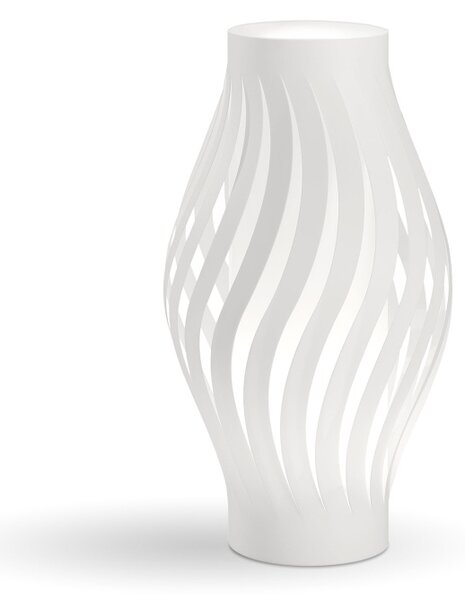 Lampada Da Scrivania-Ufficio Moderna Helios Polilux ® Bianco 1 Luce E14