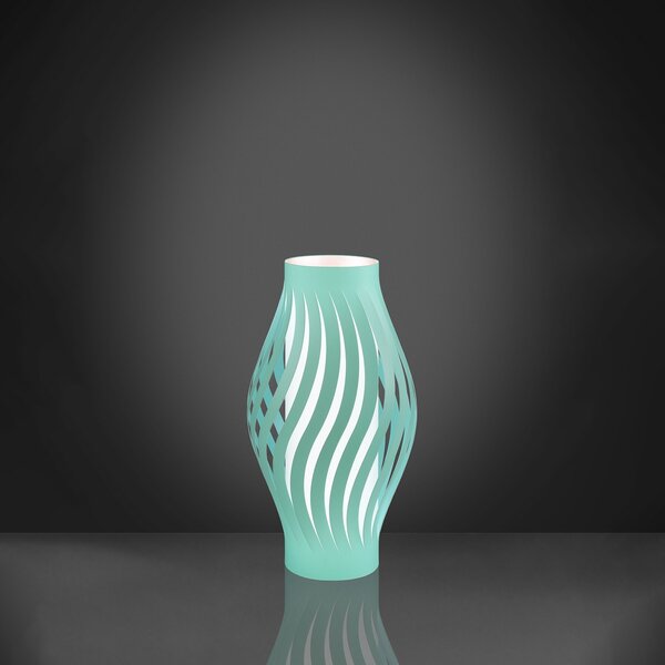 Lampada Da Scrivania-Ufficio Moderna Helios Polilux ® Verde Pastello 1 Luce E14
