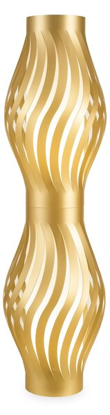 Piantana Moderna Helios Polilux ® New Gold 2 Luci E27 H123Cm