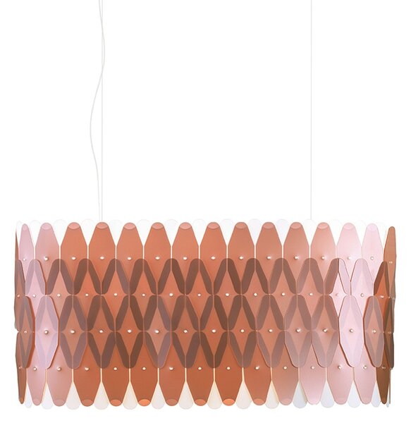 Lampadario Moderno Amanda Polilux ® Rame E Metallo Cromo 6 Luci E27