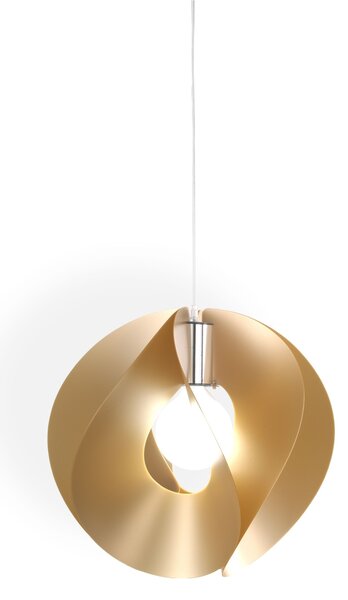 Sospensione Moderna Atom Polilux ® New Gold E Metallo Cromo 1 Luce E27