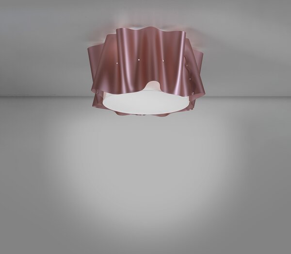 Plafoniera Moderna Folio Polilux ® Pink Metal 1 Luce E27