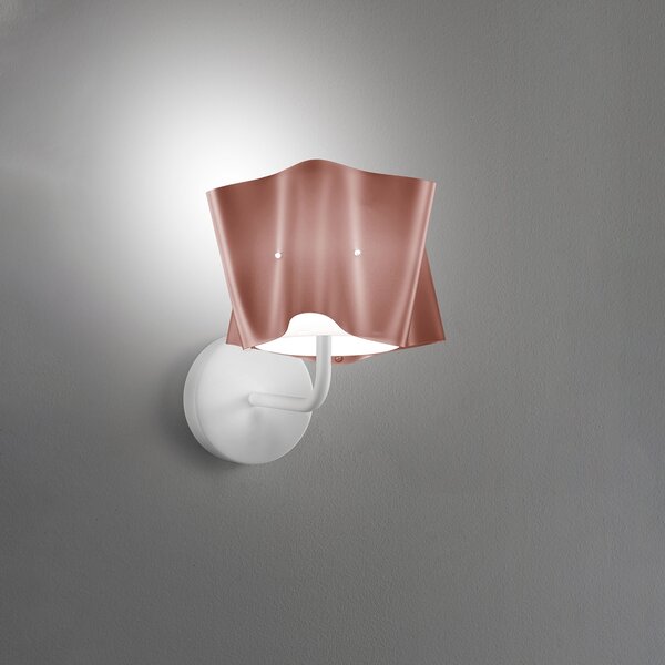 Applique Moderna Folio Polilux ® Pink Metal E Metallo 1 Luce E27