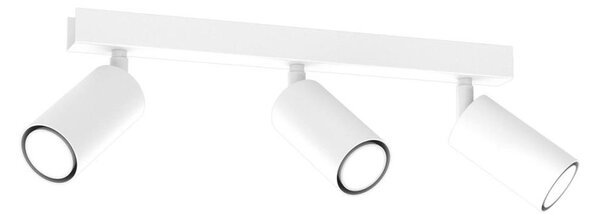 Luce Spot HUDSON 3xGU10/8W/230V bianco