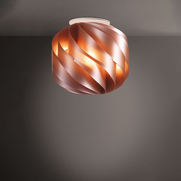 Plafoniera Moderna Globe Polilux ® Rame 1 Luce E27 D40Cm