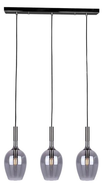 Lampadario a sospensione con filo LUGANO 3xE14/40W/230V grigio