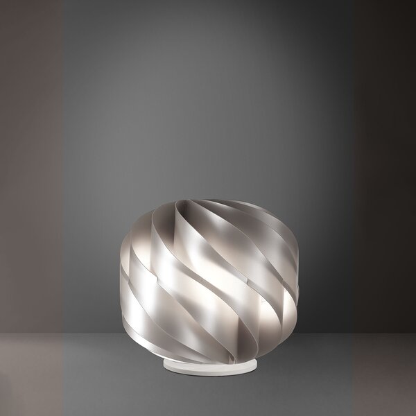 Lampada Da Scrivania Moderna Globe Polilux ® Argento 1 Luce E14