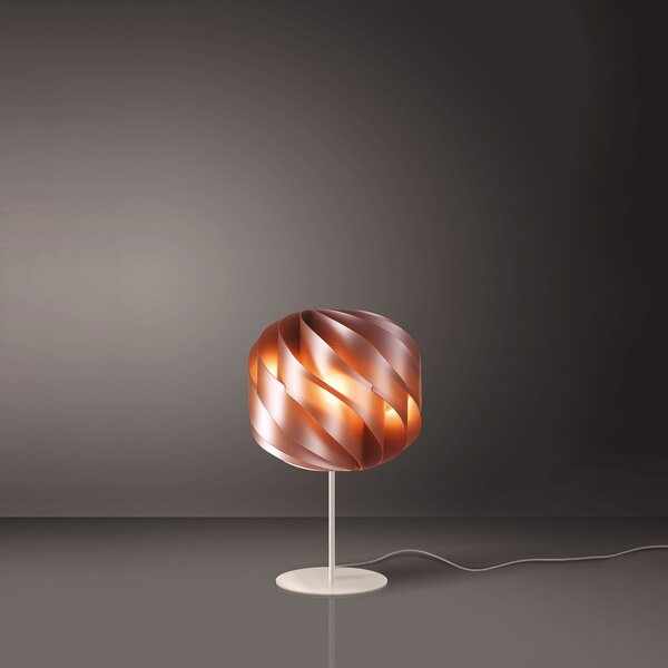 Lampada Da Scrivania-Ufficio Moderna Globe Polilux ® Rame E Metallo 1 Luce E27