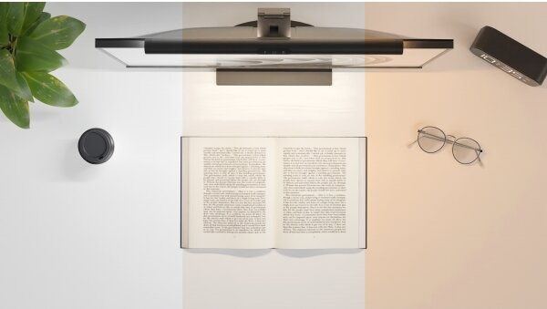 Luce LED dimmerabile per schermo LEVANO LED/5W/5V 3000-6000K nero