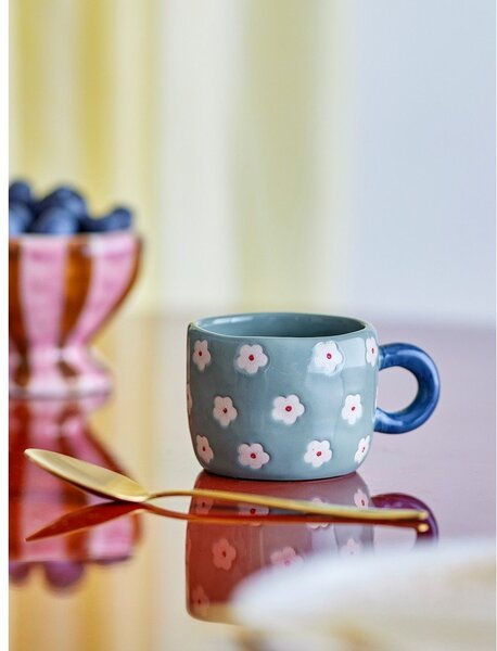Tazza per bambini azzurra in ceramica 110 ml Nini – Bloomingville