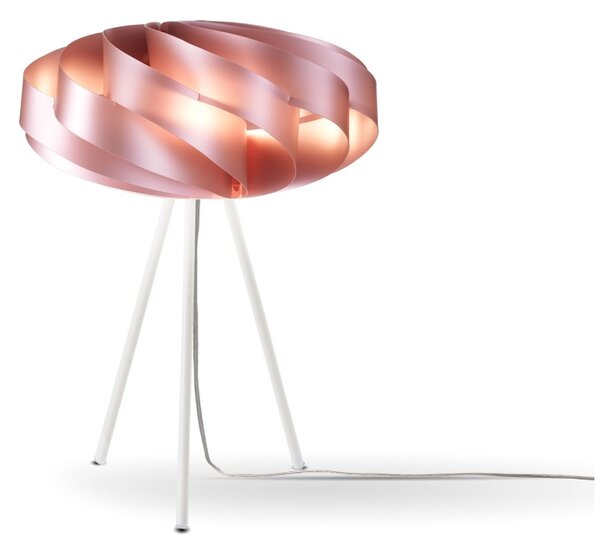 Lampada Da Scrivania Moderna Flat Polilux ® Pink Metal E Metallo 1 Luce E27