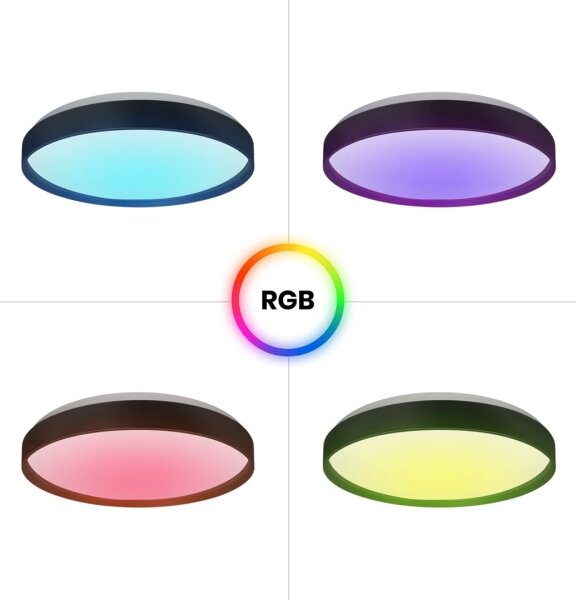 Plafoniera LED RGB dimmerabile RINGO LED/36W/230V + telecomando