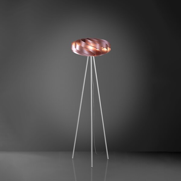 Piantana Moderna Flat Polilux ® Pink Metal E Metallo 1 Luce E27