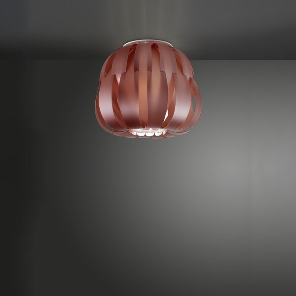 Plafoniera Moderna Queen Polilux ® Pink Metal 1 Luce E14