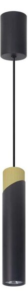Lampadario a sospensione con filo NEO 1xGU10/8W/230V nero/oro