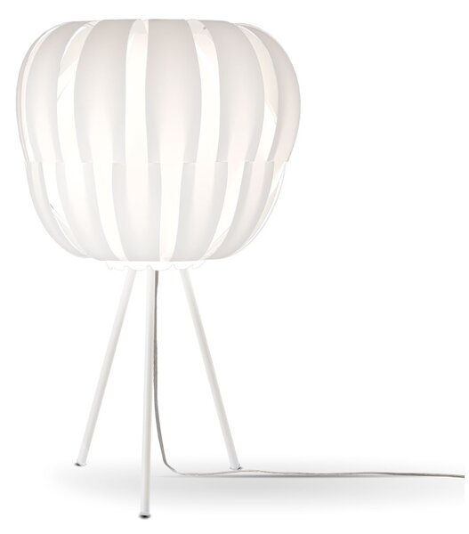 Lampada Da Scrivania 3 Piedi Moderna Queen Polilux ® Bianco E Metallo 1 Luce E27