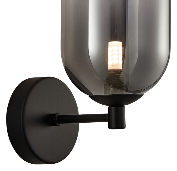 Applique ALIAS 1xG9/8W/230V nero/grigio