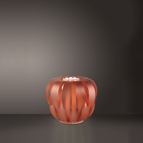 Lampada Da Scrivania Moderna Queen Polilux ® Rame E Metallo Bianco 1 Luce E14