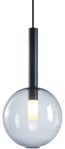 Lampadario a sospensione con filo NIKO 1xG9/9W/230V diametro 20 cm nero