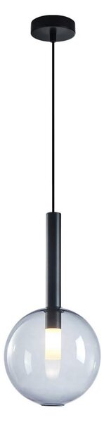 Lampadario a sospensione con filo NIKO 1xG9/9W/230V diametro 20 cm nero