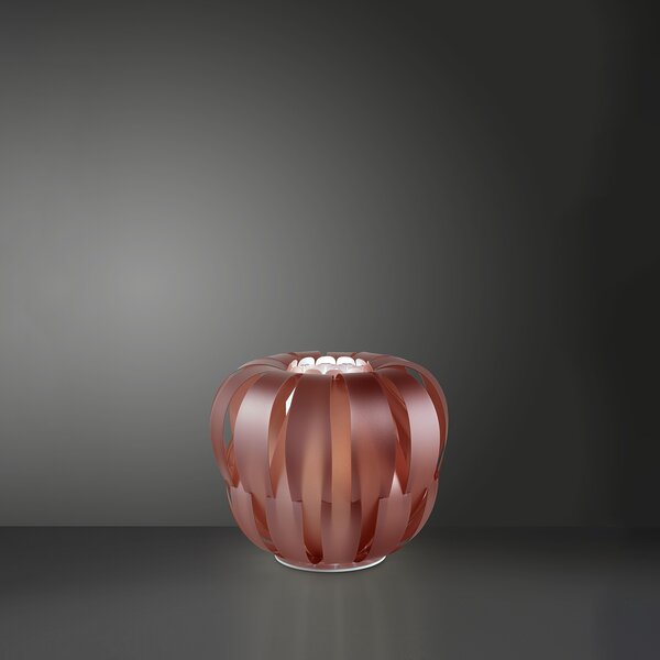 Piantana Moderna Queen Polilux ® Pink Metal E Metallo Bianco 2 Luci E27