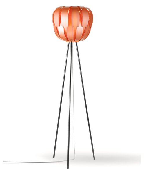 Piantana Moderna 3 Piediqueen Polilux ® Rame E Metallo 1 Luce E27