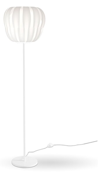 Piantana Moderna Queen Polilux ® Bianco E Metallo 1 Luce E27