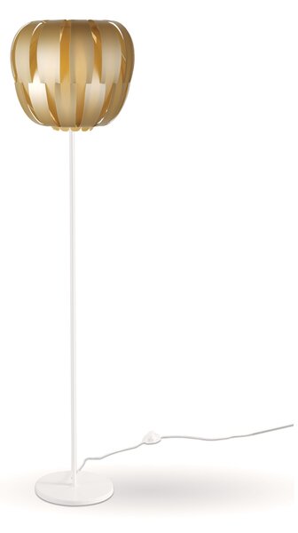 Piantana Moderna Queen Polilux ® New Gold E Metallo 1 Luce E27