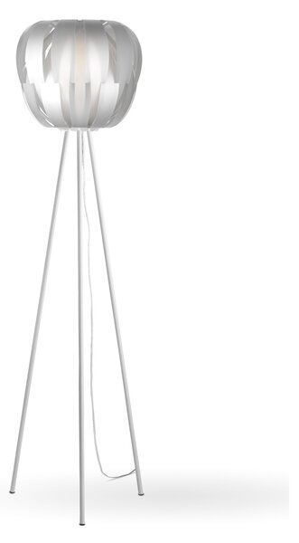 Piantana Moderna 3 Piediqueen Polilux ® Argento E Metallo 1 Luce E27